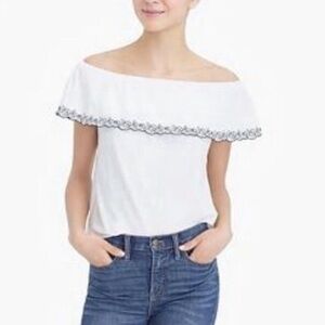 J. Crew off the shoulder top